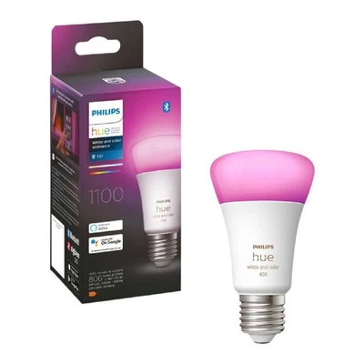 $94.99 • Buy Philips Hue Smart Bulb 11W A60 E27 White/Colour Ambient