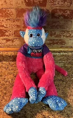 Mohawk Monkey 22  Pink / Blue You're One Of A Kind T Shirt Plush 2021 • $14.99