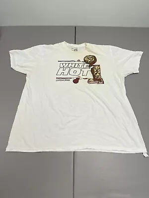 NBA Miami Heat White Hot 2013 T Shirt Mens 2XL Back To Back Champions Graphic • $6.95