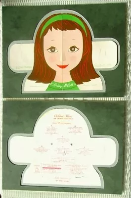 VINTAGE—1958—Restaurant Betsy McCall MENU/MASK–Very RARE+COLLECTABLE—Exellent!! • $23.50