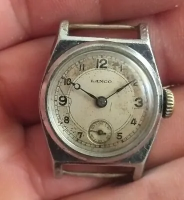 LANCO-Rare Vintage SWISS Wristwatch - 1940s • $45