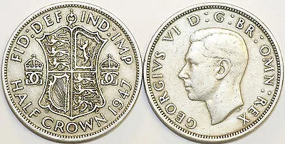 £1.35 • Buy 1947 To 1951 George VI Cupro-Nickel Halfcrown Your Choice Of Date  / Year