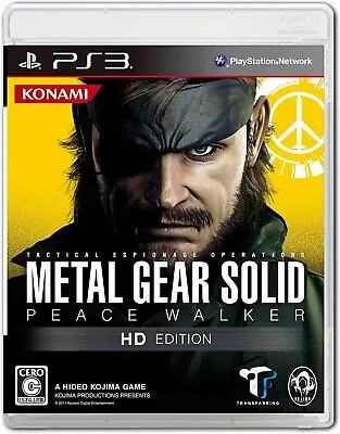 Metal Gear Solid Peace Walker HD Edition PS3 Sony Playstation 3 • $59.40