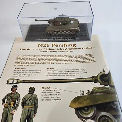 Combat Tanks 1:72 #23 M26 Pershing. 33rd Armored Regiment Germany - 1945 • $40