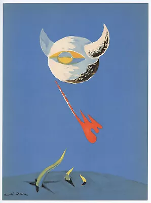 Andre Masson Original Lithograph  The Moon  • $249.99