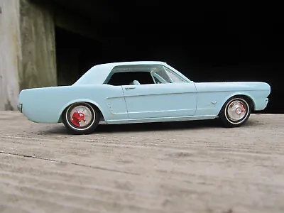 AMT 1965 Ford MUSTANG Dealer Promotional Model Car Light Blue  FOR PARTS AS IS  • $64.99