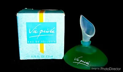 Vintage Yves Rocher Vie Privee Made In France 0.25 Oz Miniature Eau De Toilette • $25