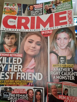 £0.99 • Buy Crime Monthly Magazine Issue 54 September 2023 Lucy Letby Lori Vallow Blackman