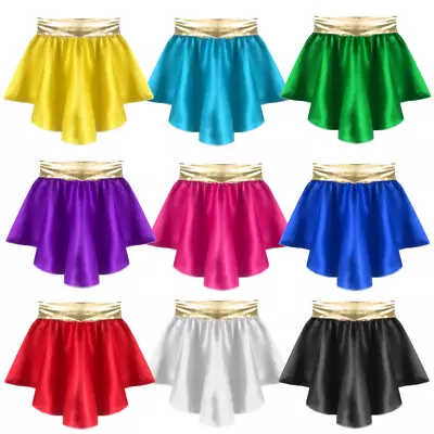 £10.99 • Buy SUPER HERO Woman Supergirl SATIN & GOLD SKIRT Womens Fancy Dress Costume