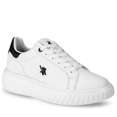 White Sneakers. Tenis Blanco De Mujer  POLO CLUB Size 6 7 • $55