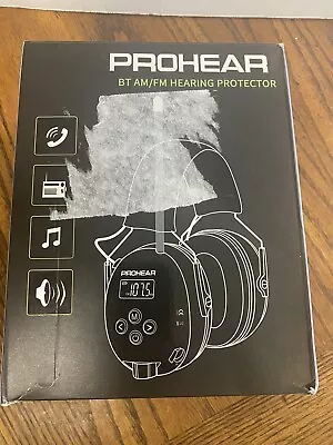 PROHEAR BT AM/FM Hearing Protector EM033- Black • $39.80