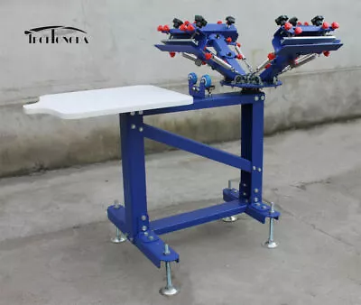 Enhanced4 Color 1 Station Screen Printing Machine With Floor Stand US Shipping • $546.25