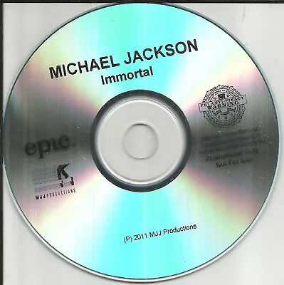 MICHAEL JACKSON Immortal RARE TST PRESS ADVNCE PROMO DJ CD 2011 MINT USA • $49.99