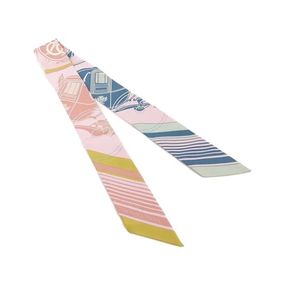 $244.43 • Buy Authentic HERMES EX-LIBRIS Twilly 063791S Scarf  #260-004-592-3845