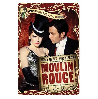 Moulin Rouge Nicole Kidman Movie Metal Poster Tin Sign 20x30cm • $14.90