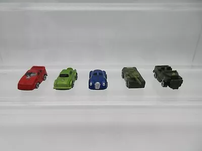 Lot Of 5 SOMA Diecast Micro Cars ~ Like Micro Machines Sports Cars Tank Jeep • $3.49