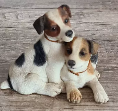 1998 Country Artists  Barkers  Collection Sandy & Sam Jack Russells Figurine • £10