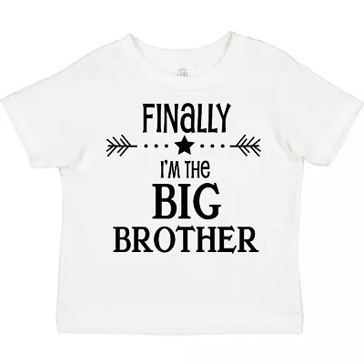 Inktastic Finally I'm The Big Brother Toddler T-Shirt Siblings Sister Family Fun • $13.99