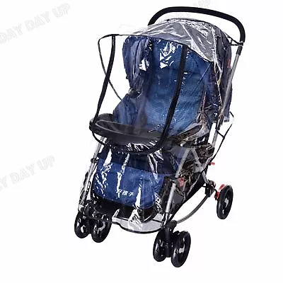 Plus Size Rain Cover Raincover For Universal Hauck Shopper Sport Buggy Pushchair • £7.99