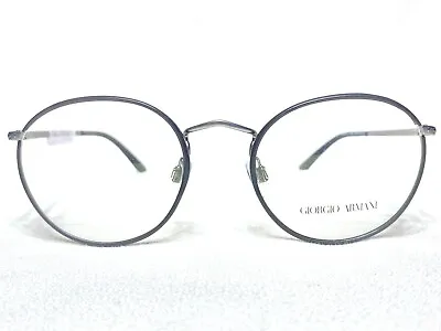 NEW Giorgio Armani AR5062J 3003 Mens Matte Grey Round Eyeglasses Frames 51/20 • $135.99