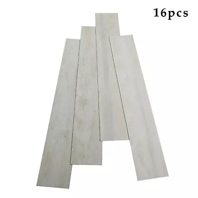 16 PCS 2.3SQM Laminate Flooring Vinyl Floor Adhesive Floor Tiles Odorless 2.0mm • $46.99