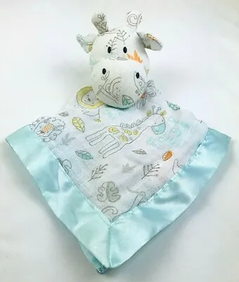 Banana Fish Dream Big Little One Giraffe Muslin Security Blanket Cotton Lovey • $22.95