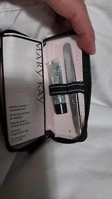 Mary Kay Premium Tweeze & Soothe Set -  Soothing Eye Gel Case NEW NICE • $25