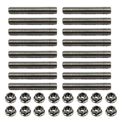 $10.08 • Buy Exhaust Manifold Hardware Kit For Ford 4.6 & 5.4 Liter V8 16 Studs And 16 Nuts