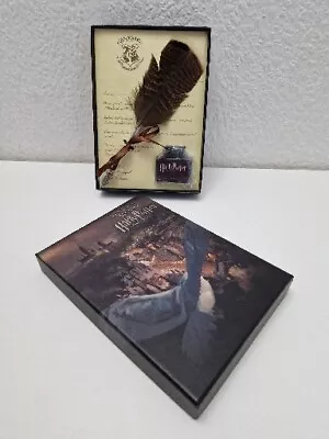 Harry Potter Quill Pen And Ink Set Owl Feather In Gift Box • £17.99