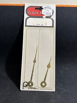 Vintage Primex Goldtone Clock Hands Part # 7980 BR NOS  • $10.99