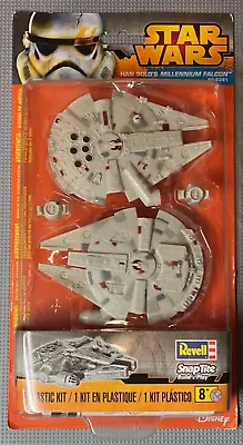 REVELL 85-8341 Star Wars MILLENNIUM FALCON Plastic Model Kit 11cm Long SNAP TITE • $10