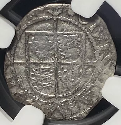 ENGLAND 1584 Queen Elizabeth I 1558-1603 AD Silver 2P Twopence Coin S-2579 NGC • $99.99