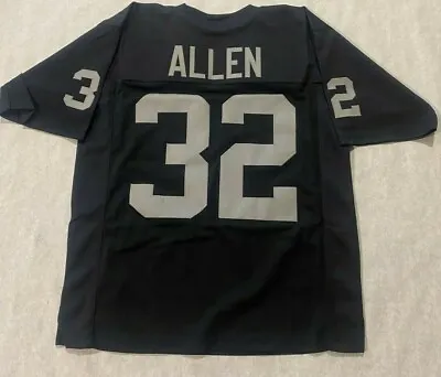 UNSIGNED CUSTOM Sewn Stitched HOF MARCUS ALLEN BLACK Jersey - XL • $29.69