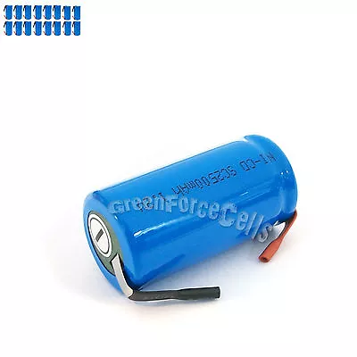 16 X SubC Sub C 2500mAh 1.2V NiCd Rechargeable Battery With Tab Blue US Stock • $31.74