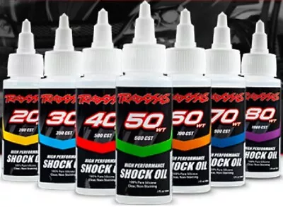 Traxxas High Performance Silicone Shock Oil : 20/30/40/50/60/70/80WT 2fl Oz/60ml • $6.95