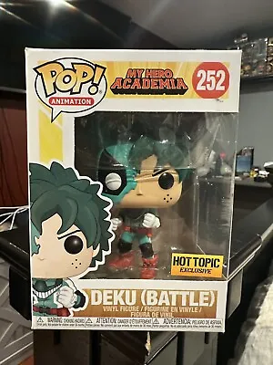 Funko Pop Deku Battle My Hero Academia Hot Topic Exclusive Vinyl Figure #252 • $12.99