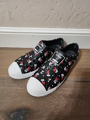 Disney Parks Minnie Mouse Shoes Native ADULT M8 W10 Black / Red NEW Womens 10 • $39.99