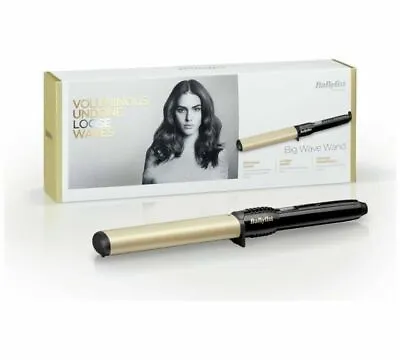 BaByliss 2386U Big Wave Wand With 38mm Ceramic Barrel And Adjustable Heat -... • £34.99