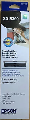 NEW Genuine EPSON S015329 S015337 S015589 Black Printer Ribbon For LQ590 FX890 • $5