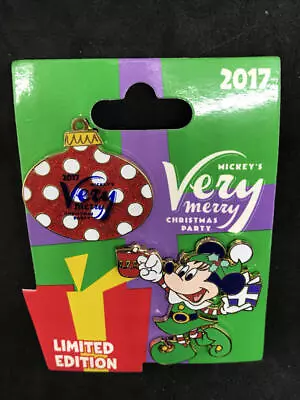 Disney World 2017  Mickey's Very Merry Christmas Party Pin  Minnie  LE 5300 • $6.99