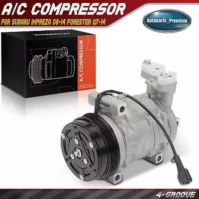 New AC Compressor W/ Clutch For Subaru Forester 2007-2014 Impreza WRX STI WRX • $145.99