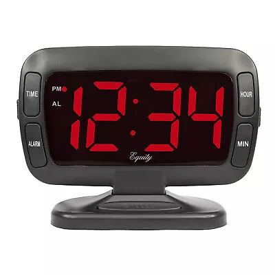 30016 Equity By La Crosse AC Powered 1.8  LED Digital Alarm Clock - Open Box • $19.95