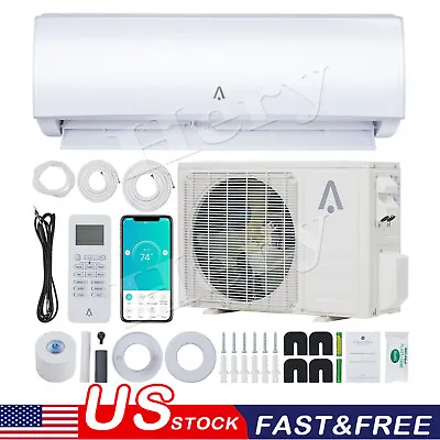 9000 BTU Mini Split Air Conditioner 110V Heat Pump 19 SEER2 INVERTER AC Ductless • $529.99