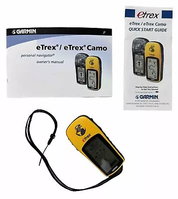 Garmin ETrex Handheld GPS Navigation System 12 Channel Camping Hiking Gear Works • $59.99