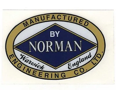 Norman Vintage Stationary Engine Repro Tank Decal • $6.50