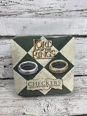 The Lord Of The Rings Collectors Edition Checkers Set Complete With Tin & Board • £11.58