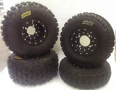 Hiper CF1 Beadlock Wheels ITP XCR Tires Front/Rear Kit Yamaha YFZ450 YFZ450R  • $1345.50