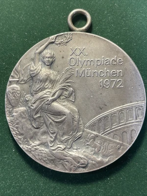 $6000 • Buy Silver Olympic Medal Munich  1972