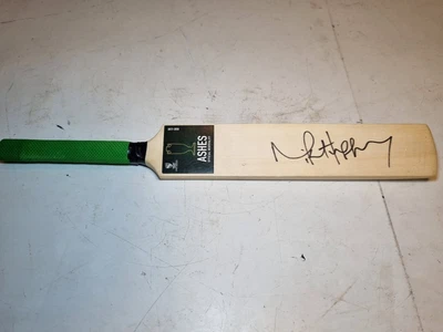 $28 • Buy Michael Hussey Hand Signed Ashes Official Hospitality Mini Cricket Bat 