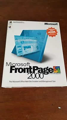 Microsoft Office FrontPage 2000 PC Windows CD-ROM  • $35